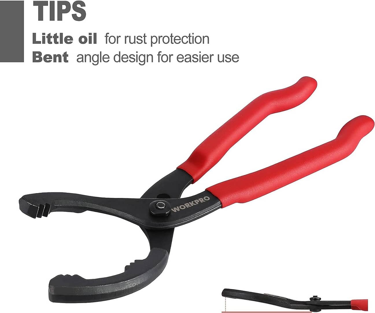 workpro 12 adjustable oil filter pliers review