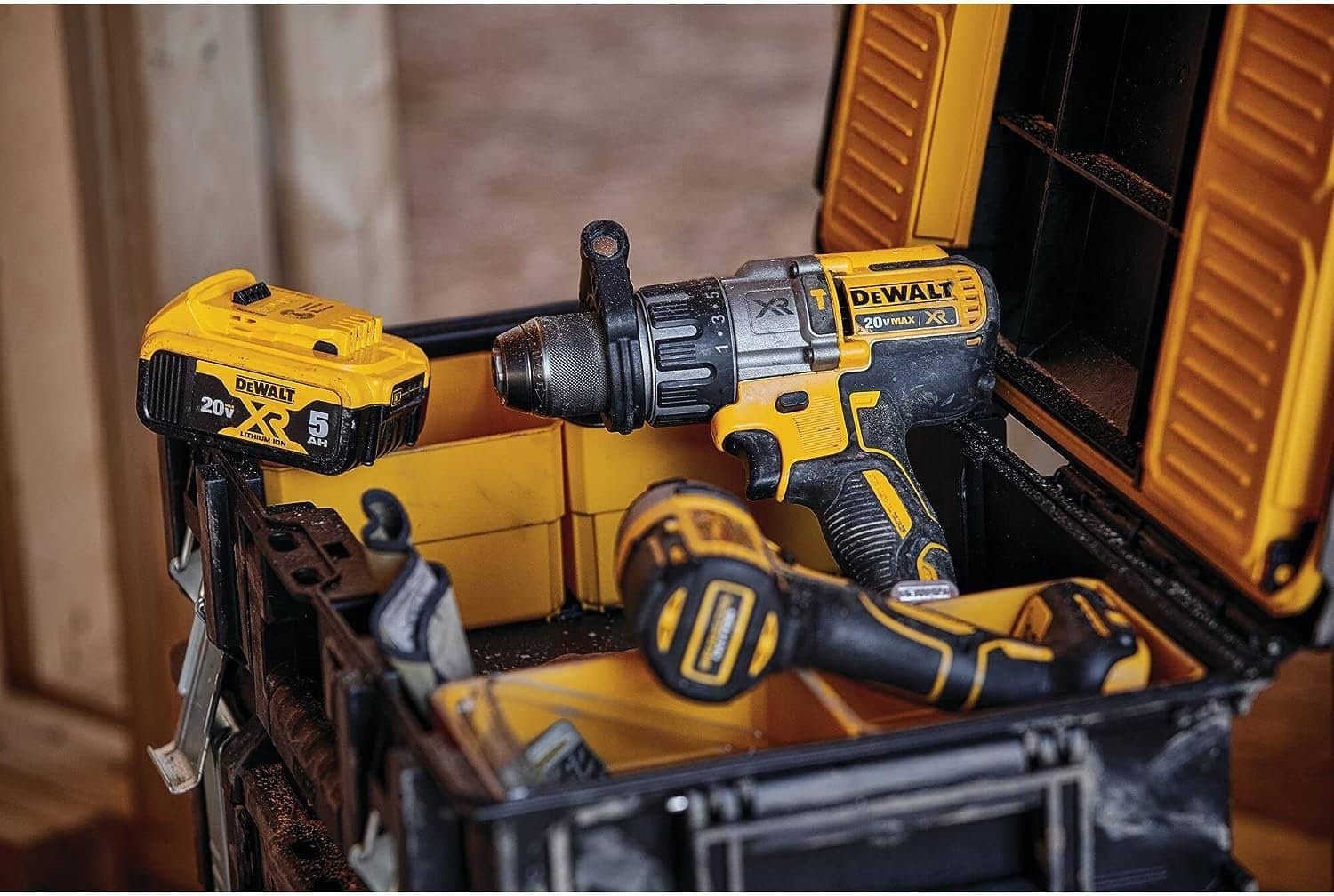 dewalt 20v max xr hammer drill brushless 3 speed tool only dcd996b yellowblack 2