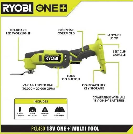 Ryobi 18V Multi Tool Review