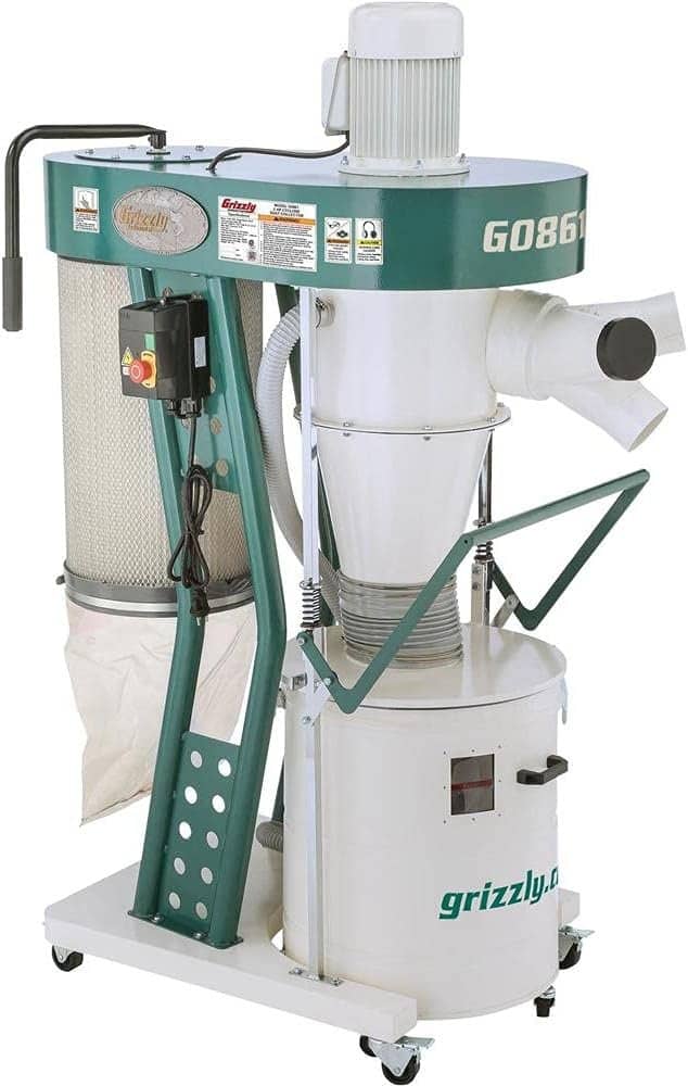 grizzly industrial g0861 2 hp portable cyclone dust collector review