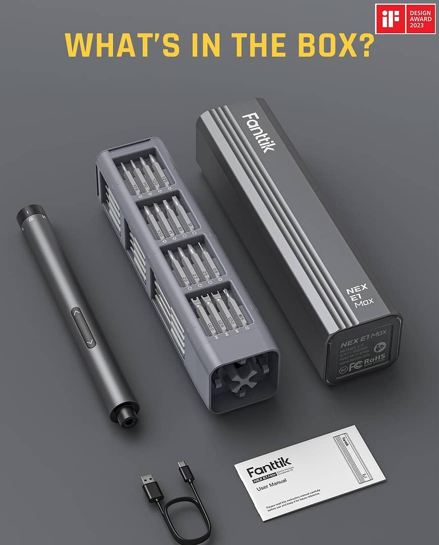 fanttik e1 max 37v mini electric screwdriver review