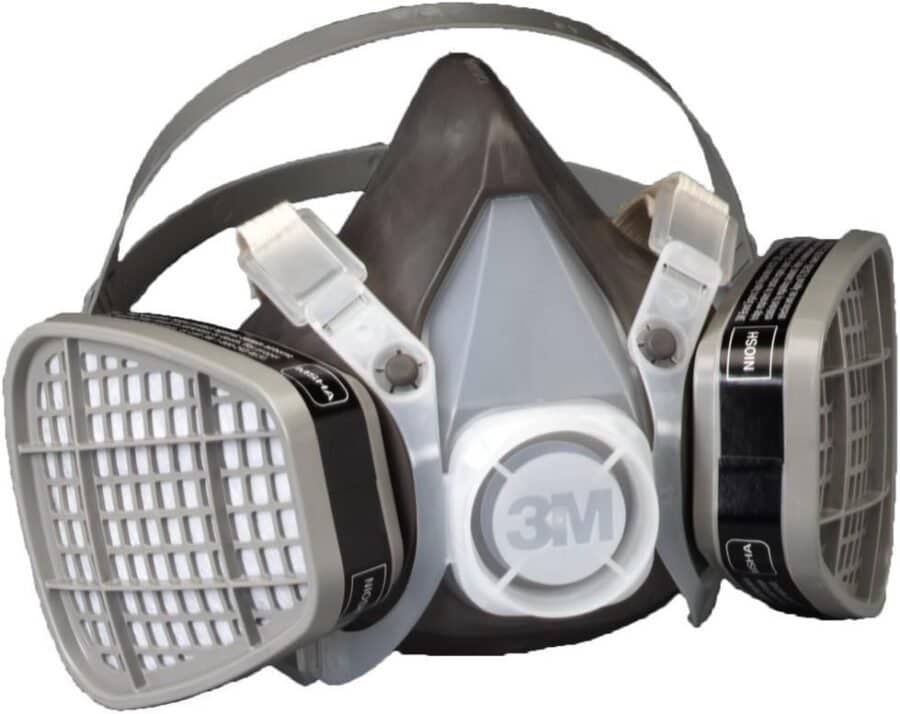 3M Disposable Respirator, Half Face Piece Assembly 5301, Organic Vapor Respiratory Protection, Large Size