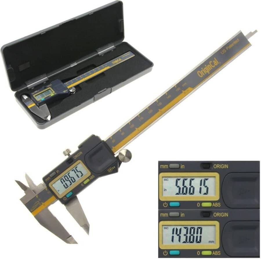 iGaging ABSOLUTE ORIGIN 0-6 Digital Electronic Caliper - IP54 Protection/Extreme Accuracy